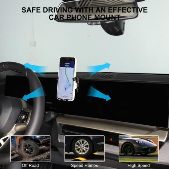 Navigation Screen Mount Bracket Cell Phone Holder For BMW 5 Series G60 i5 2024+