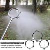 Ring Watering Sprinkler Stainless Steel Mist Sprayer with Nozzles High Pressure Gardening Sprinkler Head for Garden Irrigation Flower Watering Car