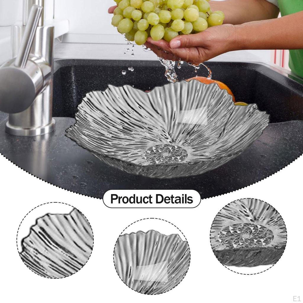 Dekorative Obstschale Blütenblattform Gemüsehalter Behälter Aufbewahrung Serviertablett Teller für Kartoffel