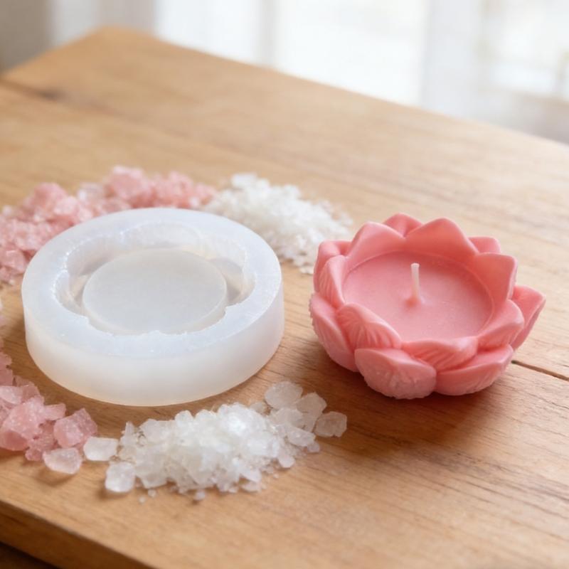 Premium Food Grade Silicone Flower Mold Perfect For Making Cake Ice Cubes And Soap Easy To Clean Baking Tool