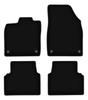 BASIC schwarze Velours-Fußmatten für: Volkswagen ID.3 Schrägheck (2019-)