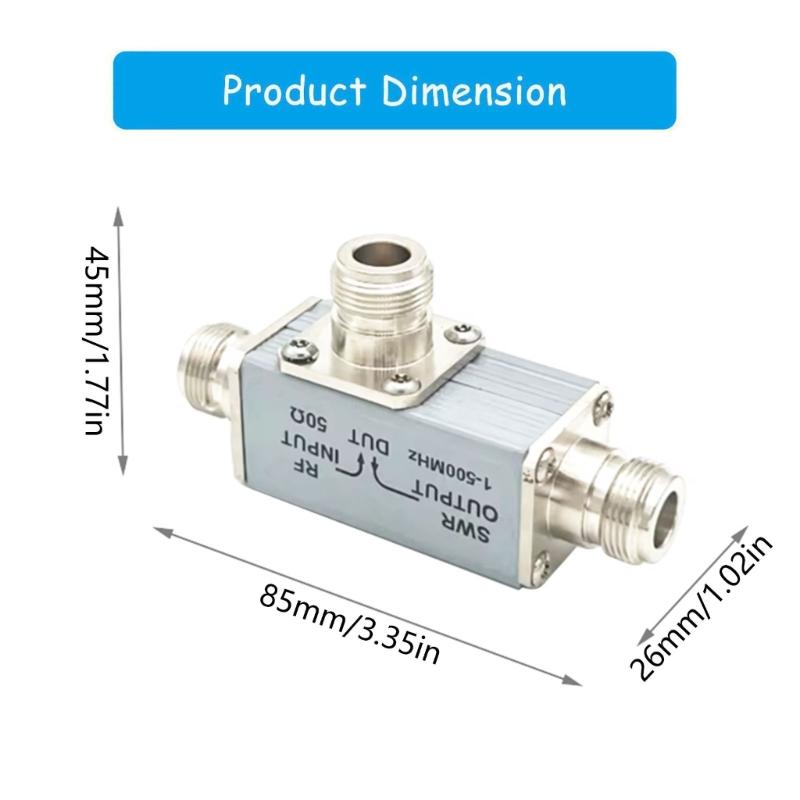 RF Bridge Standing Directional Bridge Professional SWR Bridge Reflection for RF Networking Measurement