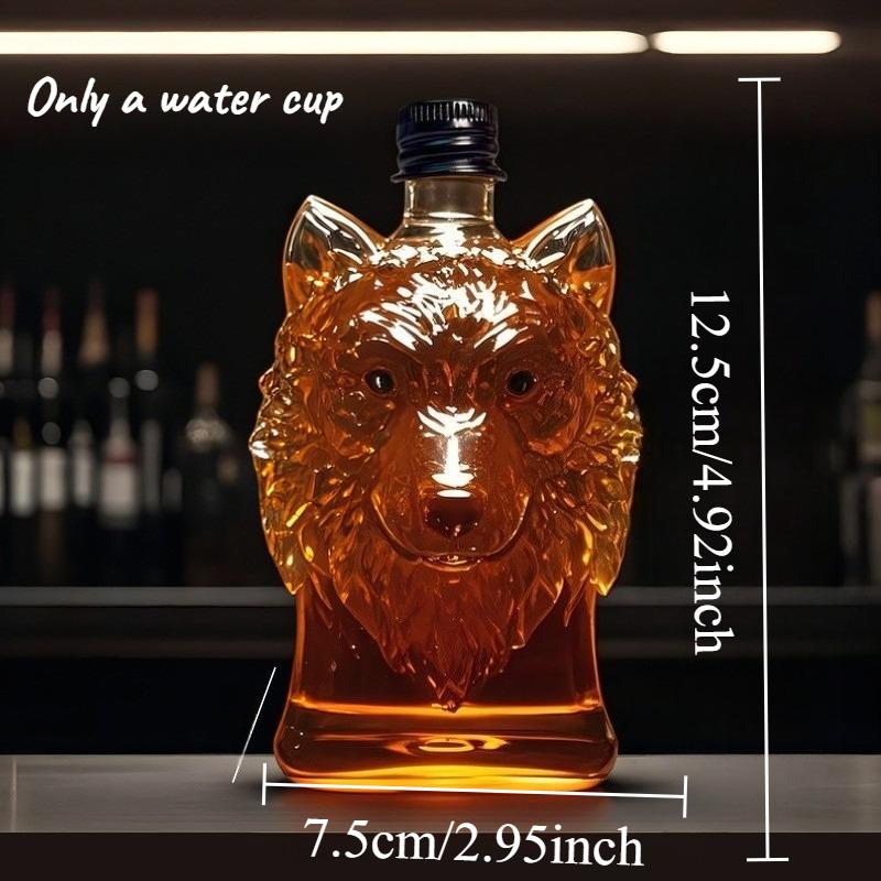 Novelty Animal Shape Whiskey Decanter Creative Glass Liquor Bottle for Scotch Bourbon & Whiskey Bar Decor & Gift