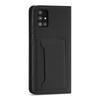 Magnet Card Case Etui Do Samsung Galaxy A12 5G Pokrowiec Portfel Na Karty Kartę Podstawka Czarny