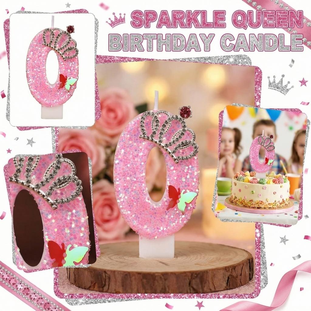 Fashion Cartoon Creative Birthday Candles Party Digital Candles