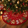 Festive Christmas Tree Skirt for Tree Base Cover, Holiday Home Decor for Winter Celebrations