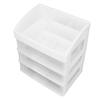 3 Layers Drawer Makeup Organizer 3 Layers Drawer Type Dustproof Makeup Storage Drawers Transparent Makeup Storage Organizer