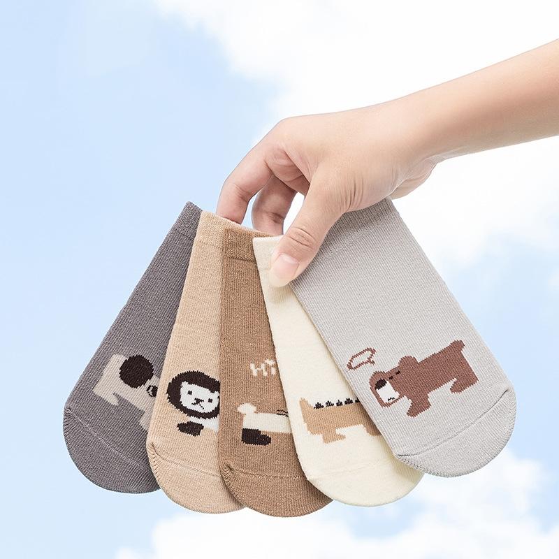Spring Autumn Children Kids Anti-slip Long Socks Cartoon Soft Baby Toddler Home Trampoline Socks Boys Girls School Sports Socks