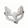 Halloween Rhinestone Fox Mask Veil Masquerade Women Accessories Carnival Cosplay Geometric Crystal Face Chain Mask Party Jewelry