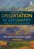 The How To Do Your Dissertation In Geography and Related Disciplines Book