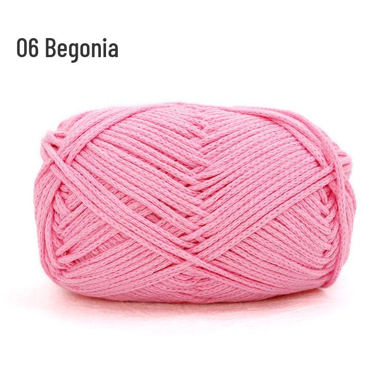 Xue Feier Suxin 2mm Round Hollow Pure Cotton Crochet Yarn for DIY Knitting