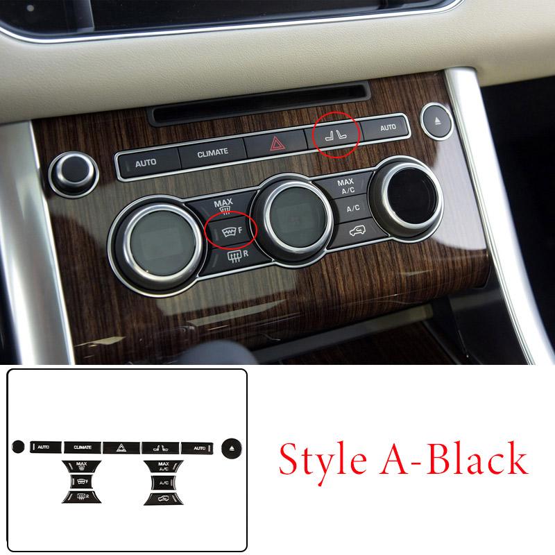 

Наклейки на кнопку кондиционера, автомобильные аксессуары для Land Rover Range Rover Vogue 2013-17 для Range Rover Sport 14-17