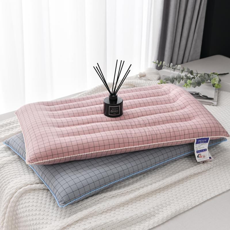 Yongyou Wan Skin Friendly Comfortable All Cotton Washed Cotton Low Pillow Single Student Dormitory Home Bedroom Care Cervical Spine Sleeping Pillow