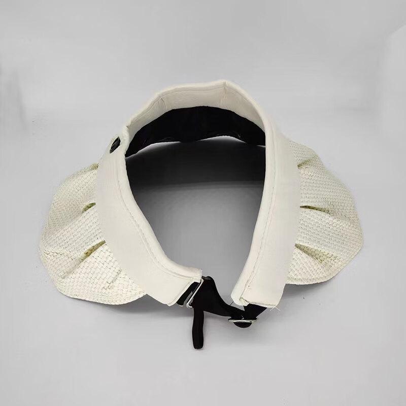 ВСТРЕЧАЙТЕ СОЛНЕЧНЫЙ Женская летняя шляпа-козырек One Size