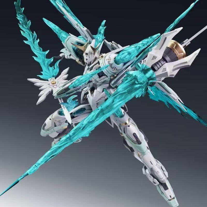 1/100 Scale Guochuang Chinese-Created Mecha Snaa Yanhuang - Emperor Series: Soul Of Azure Flame Model Kit Collectable Decoration Premium Quality