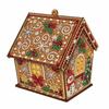 Four-sided DIY Pearl Art Kit Rhinestone 3D House Ornament  Holiday Gift