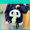 Cartoon Cute Panda Plush Backpack For Kids With Storage And Adjustable Straps