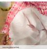2026 Autumn Korean Style Ruffled Stand Collar Plaid Princess Dress for Girls