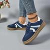 Women Casual Suede Sport Shoes  Spring Autumn Fashion Low-top Trendy Shoes Vulcanized Shoes Sneakers Female  De Mujer
