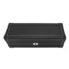 5 Slot Watch Box Watch and Jewelry Case Dust Resistant Watch Storage Organizer for Home Travel Black