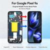 Per Google Pixel 9a Cornice Centrale Originale Piastra Lunetta per Riparazione Dispositivo