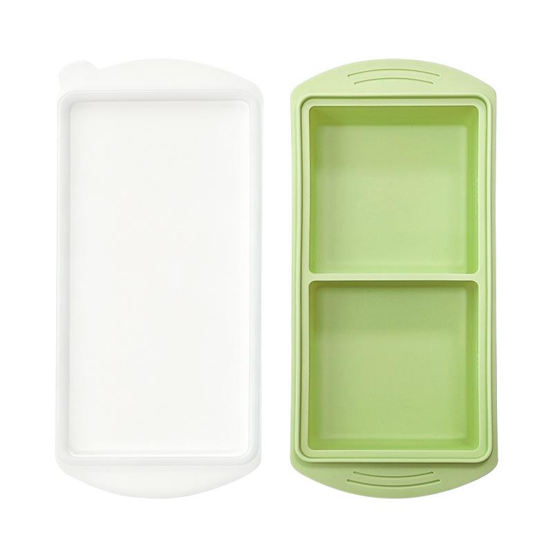 Silicone Ice Cube Tray with Lid - Multi-Compartment, Food-Grade Freezing Mold for Ice & Soup
