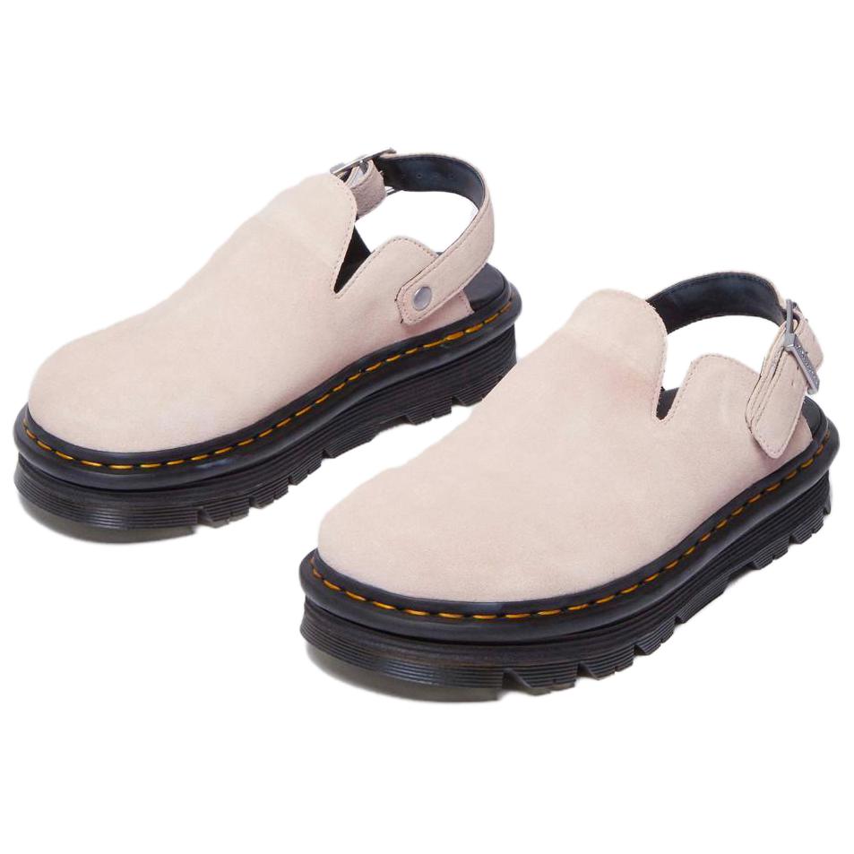 Mules Unisex de Ante Dr Martens Zebzag Rosa Polvo 31937650