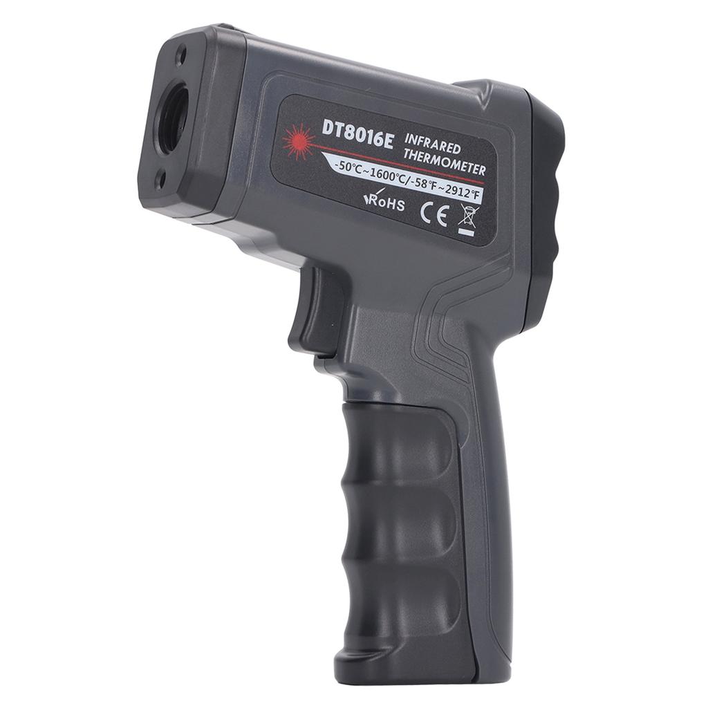 Handheld Thermometer 12:1 50:1 Measured Distance Ratio LCD Display Heat Temperature Meter Gauge Gun ‑50‑1600 Celsius