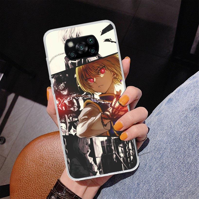 Huner X-Hunters Kurapika Phnoe Case for Xiaomi Poco X5 X6 X7 Pro X4 Gt F7 Ultra M8 M7 Redmi 15C 15 13C 13 12C 12 Unique Cover Co