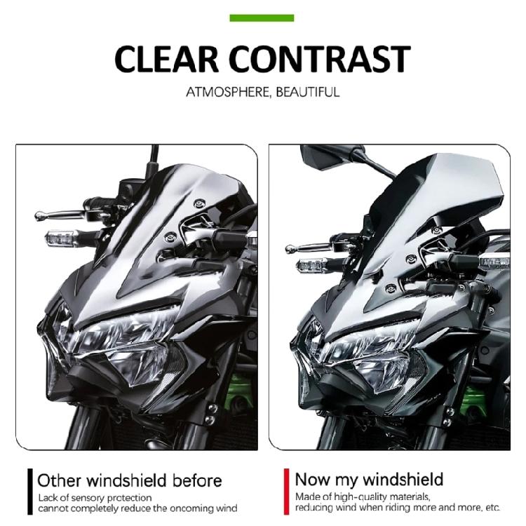 Impact Resistant Motorcycle Windshield Plastic Motorcycle Windscreen Offer Enhanced Protection & Style for Motorbike