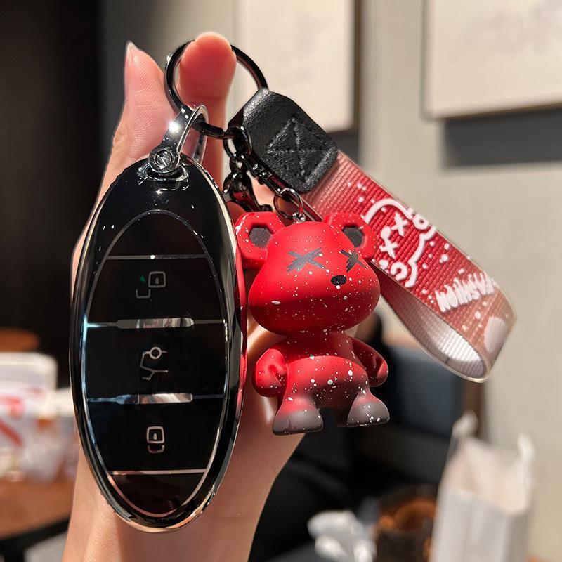 Compatible with Bestune 2023 T77/T99 Models: Luxury/Premium Men's and Women's Key Fob Cover Case