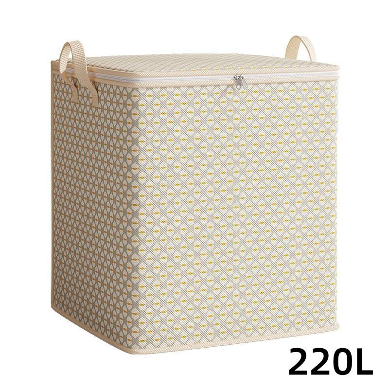 Extra Large Fabric Storage Bin for Blankets Bed Linens Clothes and Underwear Portable and Lightweight with Zippers and Handles Easy To Carry