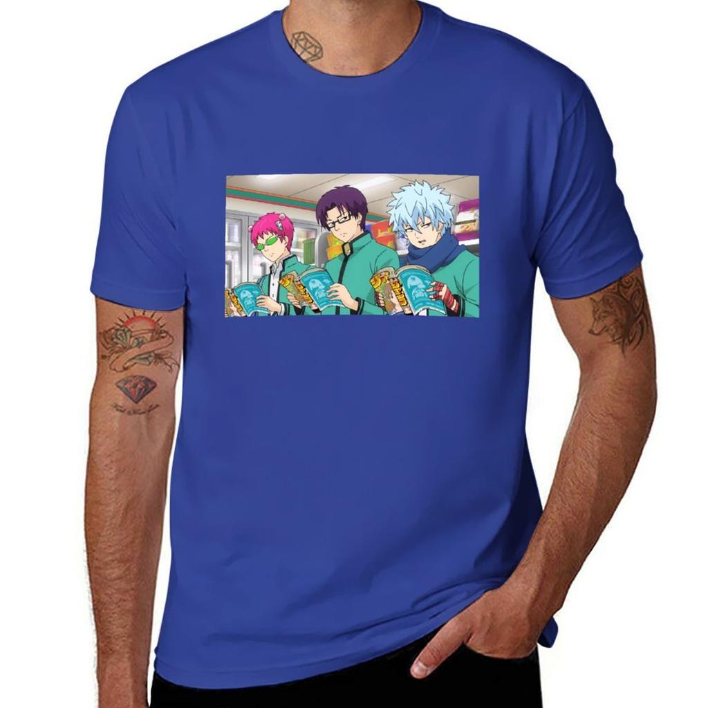 Saiki Kuboyasu Kaidou TShirt sweat graphics quick drying animal prinfor boys plain t shirts men