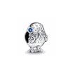 NEW Fine S925 Silver Pink Glass Flamingo Dangle Bead Pendat Fit Original  Bracelet Jewelry Shiny Colored Zircon Bird Charm