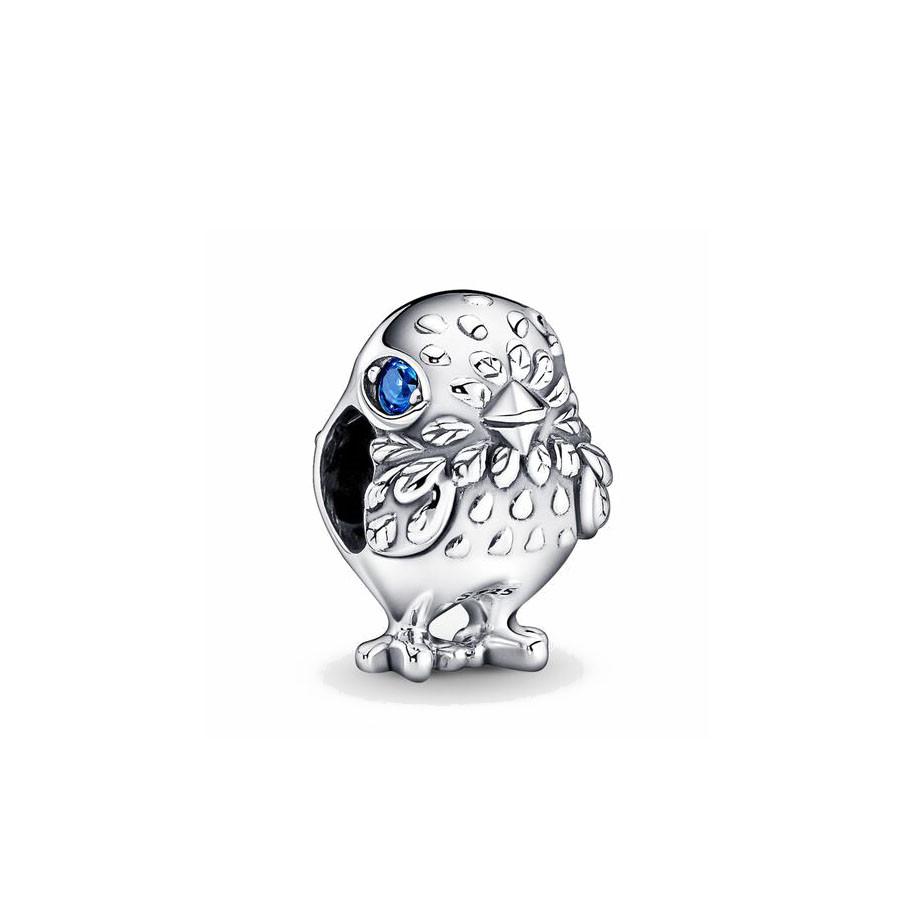 NEW Fine S925 Silver Pink Glass Flamingo Dangle Bead Pendat Fit Original  Bracelet Jewelry Shiny Colored Zircon Bird Charm