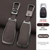 Suede Car Key Case Cover For Baic Beijing X7 Bj40 Senova D50 D70 X55 X65 Eu5 Eu7 Car Key Protector Keychain Accessories