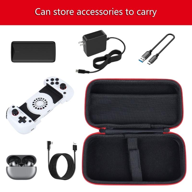 Carrying Case Storage Box with Pocket for X3 Stretchable Controller Storage Bag Shockproof Travel Pouch Gamepad EVA Case