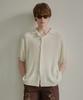 Beyond Closet [Collection Line] Weaving Texture Knit Cardigan Ivory