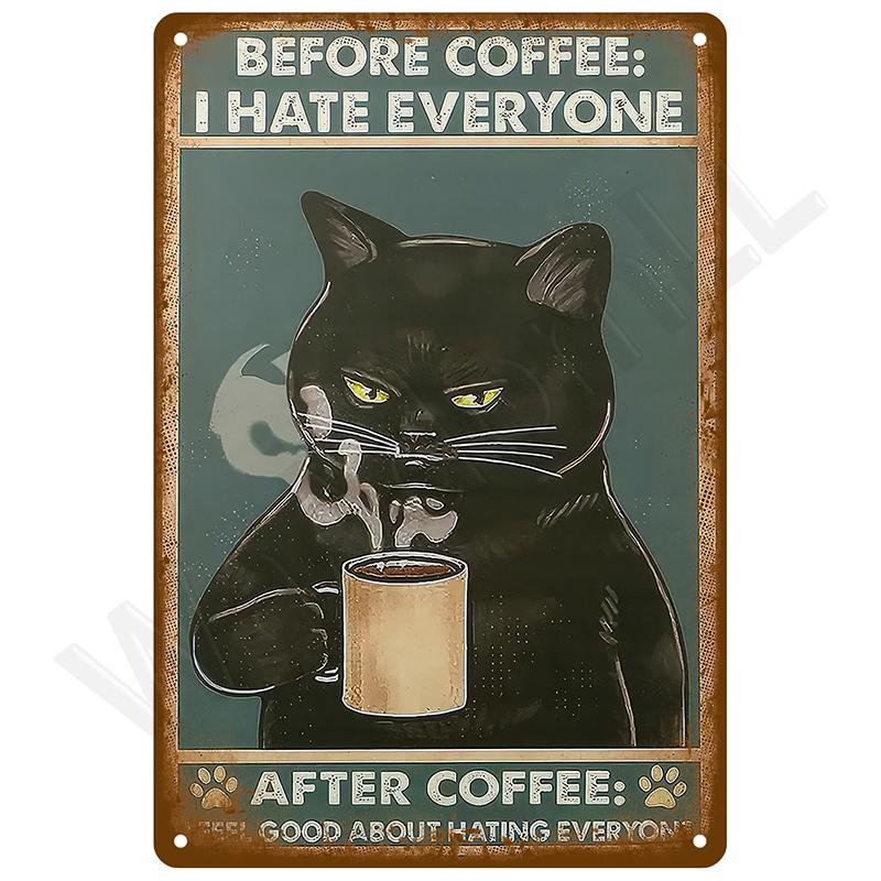 Vintage Bar Metal Signs Bathroom House Living Room Home Retro Wall Decorations Items Luxury Decor Interior Art Posters Tin Signs