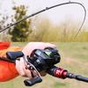 Baitcasting Fishing Rod  and Reel Combos 4 Sections Outdoor Sports Fishing Set Freshwater Fishing