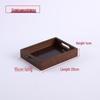 Bamboo & Wood Rectangular Tea Tray: Portable Serving Tray for Home, Restaurant, Hotel, Bread, Confinement, or Barbecue.