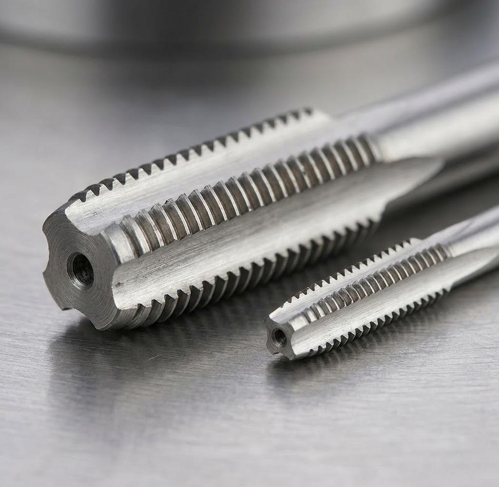Zestaw Gwintowników Ręcznych M3-M12 + Pokrętło 8 Elementów Do Metalu
