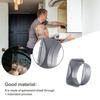 For Kitchen Hood Ventilator Pipe Connecting Vent Flange Exhaust Duct 4-10inch Electrostatic Spray Metal Silver-gray