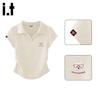 CHOCOOLATEit Women's Polo Collar Slim Fit T-shirt