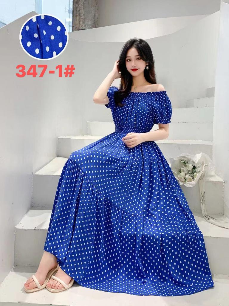 Seaside vacation beach dress cotton floral dress female shabahemi muslim