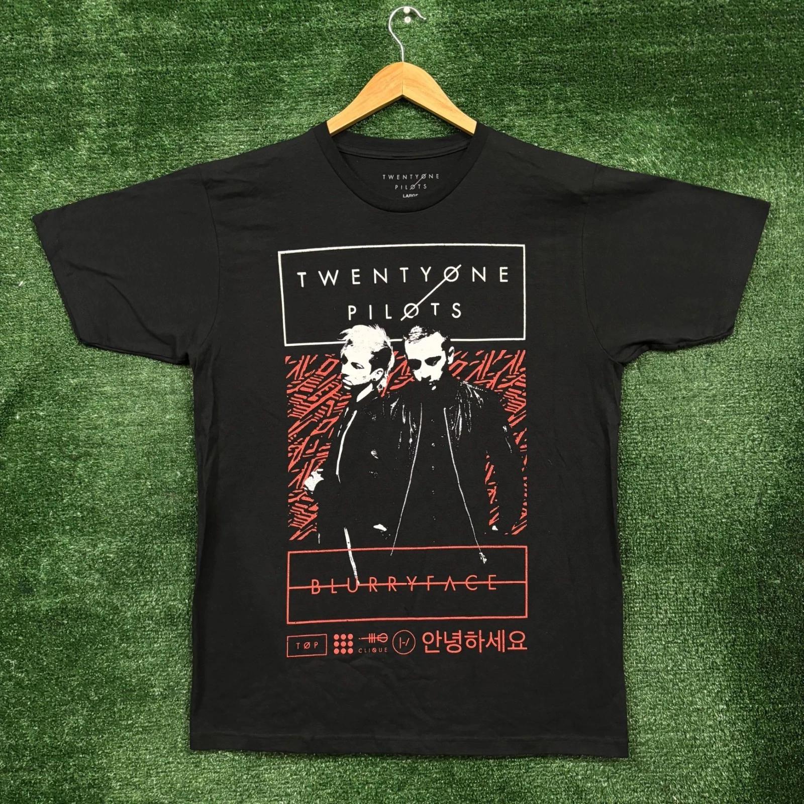 Twenty One Pilots Blurryface Album T-shirt Size Large S