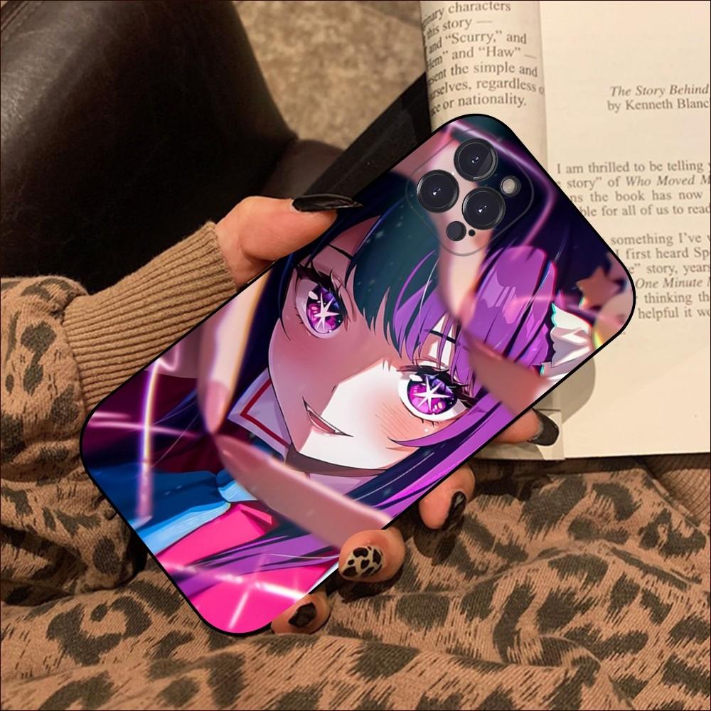 Anime Oshi no Ko Hoshino Ai Phone Case For iPhone 15 14 11 12 13 Mini Pro XS Max Cover 6 7 8 Plus X XR SE 2020 Funda Shell