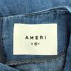 AMERI UNDRESSED Long sleeve No color pullover shirt M blue Back zip Women Used