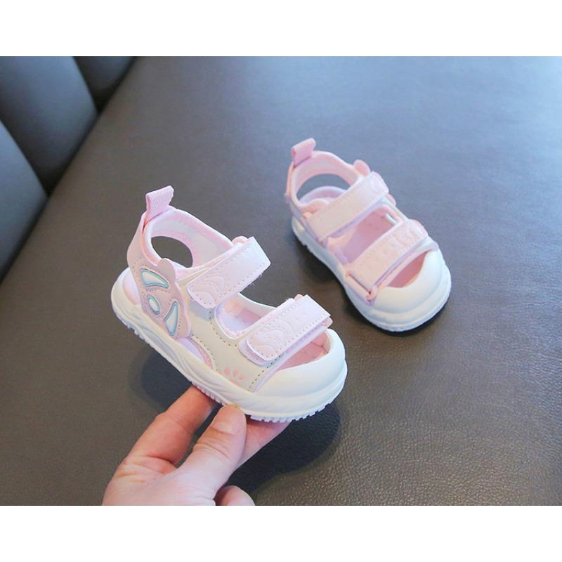 New Summer Soft Sole Anti-slip Closed-toe Toddler Sandals for Baby Girls