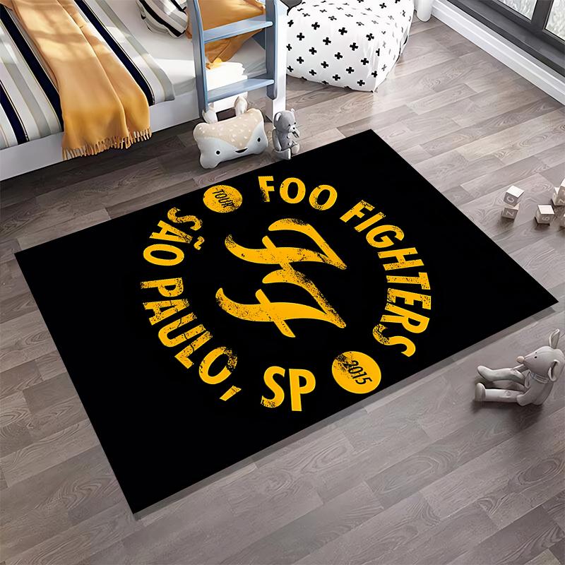 Foo Fighters São Paulo Tour 2015 Design Non-slip rug suitable for living room and bedroom sofas